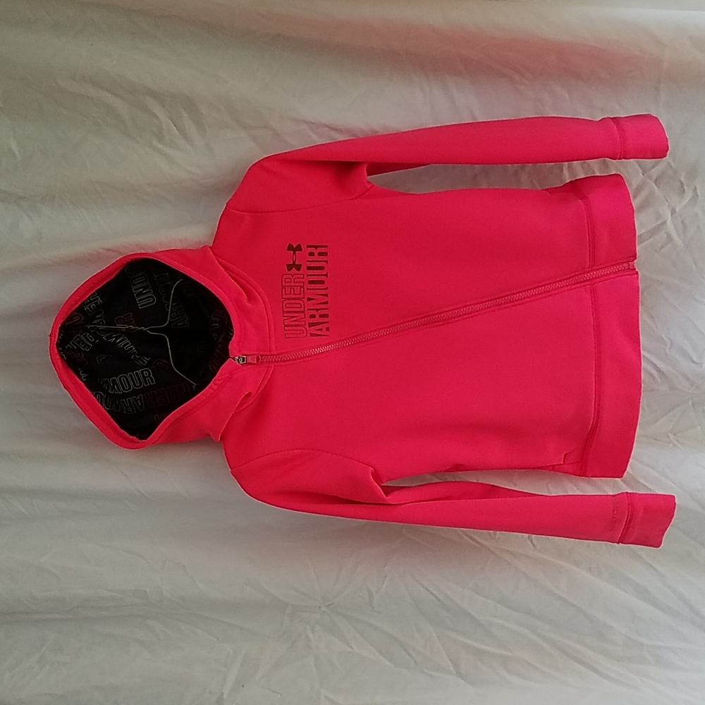 Under Armour Full-Zip Fleece Hoodie YOUTH Sz M